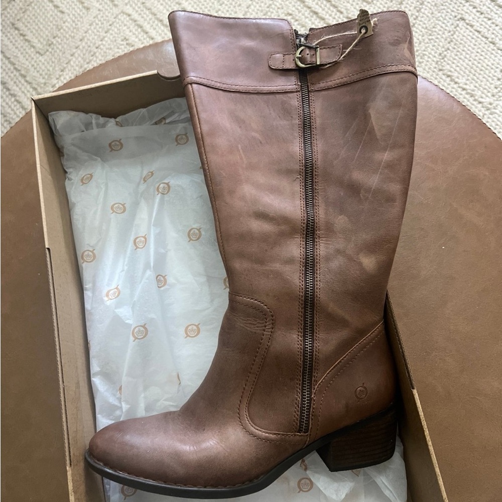Born Fanner Brown Leather Boots